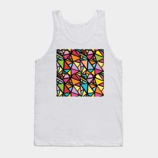 Colorful triangles pattern 8 Tank Top